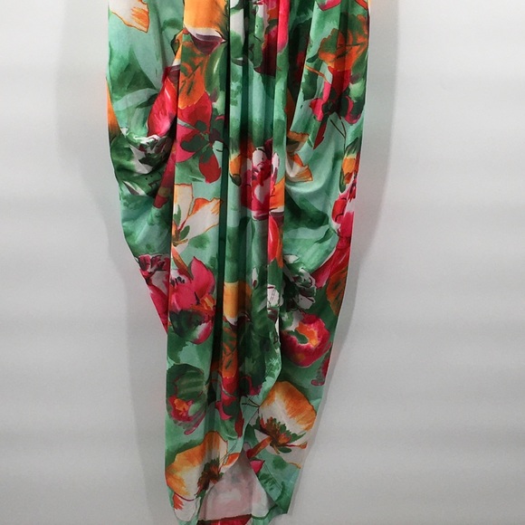 Venus Floral. slip Lined Tropic Maxi long … - Picture 3 of 10